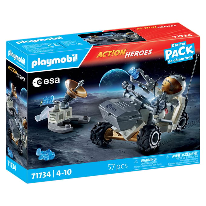 Astronauten simulatiespel en steenanalyses Playmobil