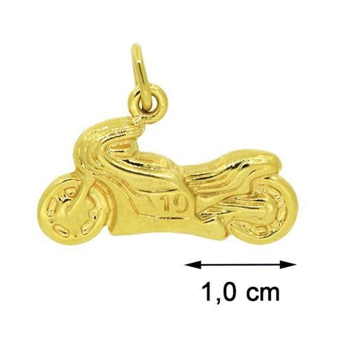 Blinx Jewels Vergulden Hanger Race Motorfiets