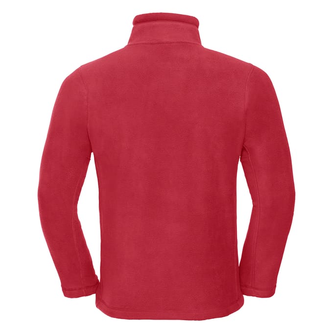 Russell Heren Full Zip Outdoor Fleece Jacket (Klassiek rood)