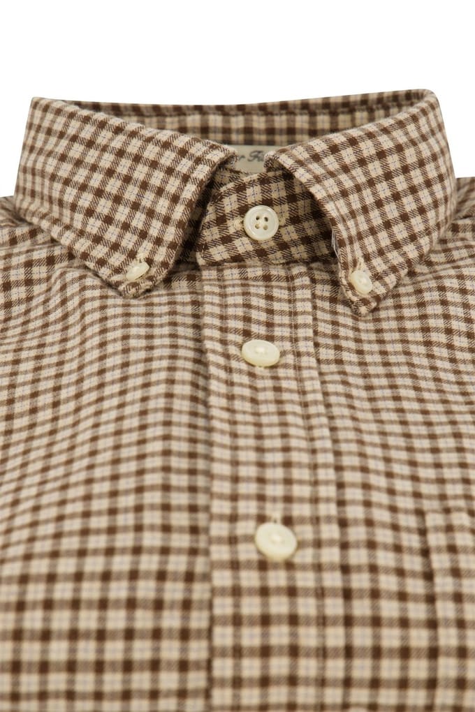 Gant casual overhemd bruin