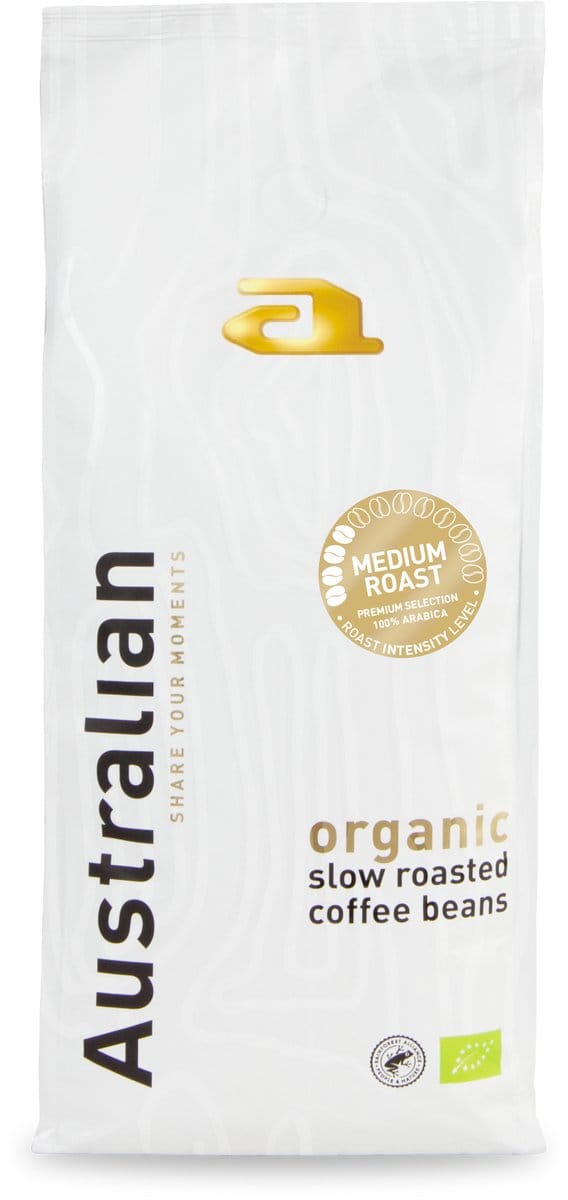 Australian Medium Roast koffiebonen (1000g) - BIO/RFA