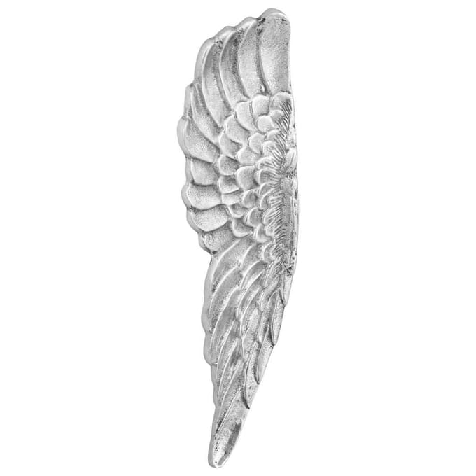 vidaXL - Vleugelen - beeld - 2 - st - zilver - 31 - x - 5 - x - 91 - cm - Aluminium