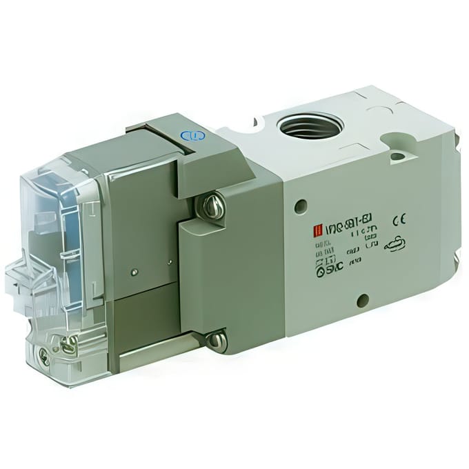 SMC 3/2-Weg In-Line Pneumatisch Magneetventiel G1/4'' - VP342-5DO1-02FA