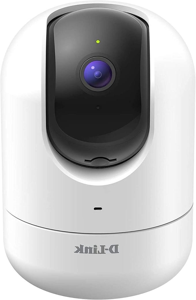 Full HD Pan Tilt Camera - Bewegingscamera Koepel - Huis Kantoor Bewaken - Persoonsdetectie - 340 Graden Horizontaal - Wit