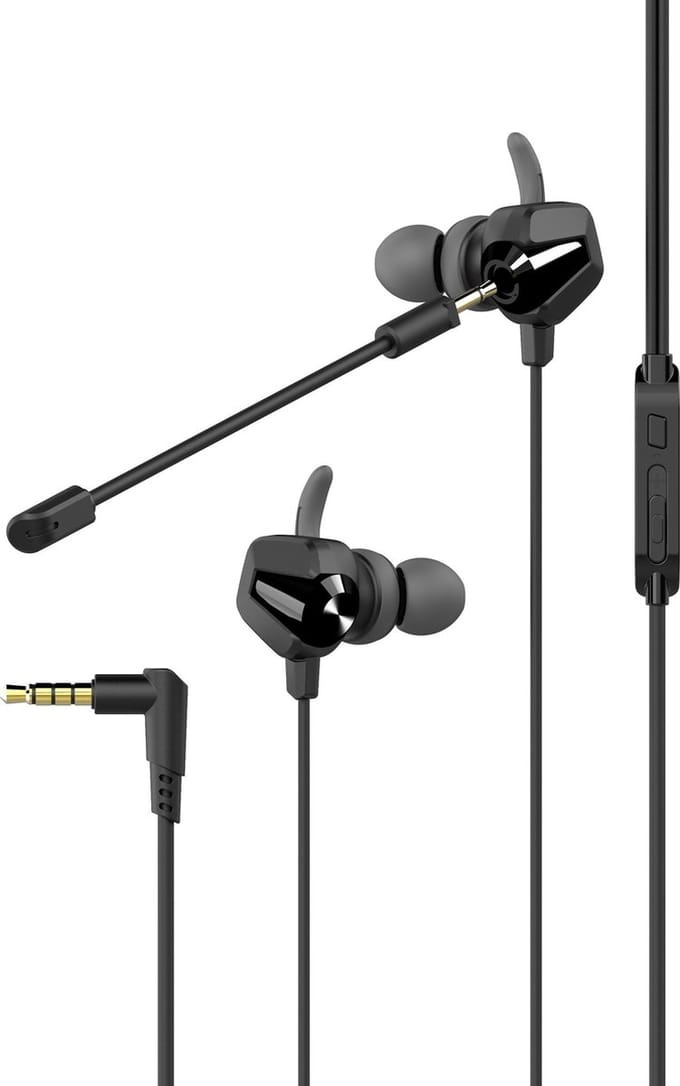 NÖRDIC HSL-002 In-ear oordopjes - Microfoon & Control button - Zwart