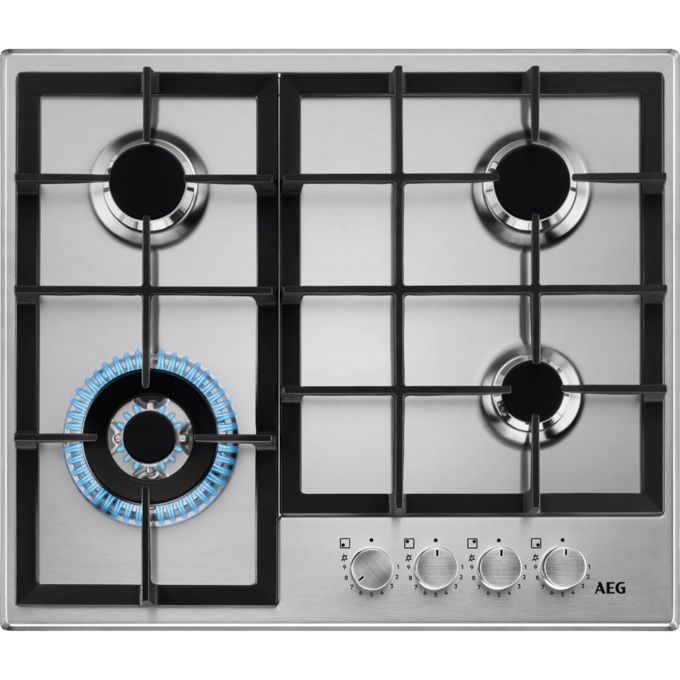 AEG 6000 Slim line - gaskookplaat, 60 cm HGB64420SM