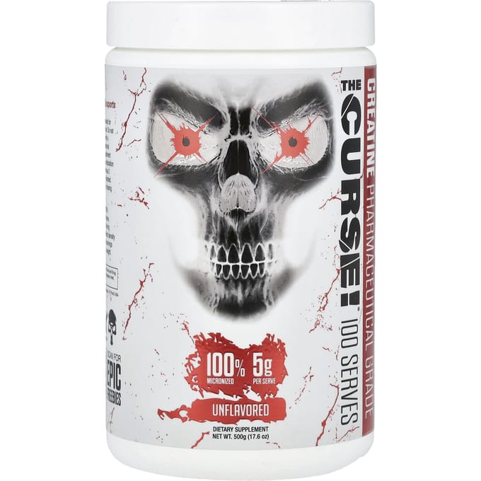 JNX Sports The Curse! Creatine (500g) Unflavoured - Creatine - Creatine Monohydraat