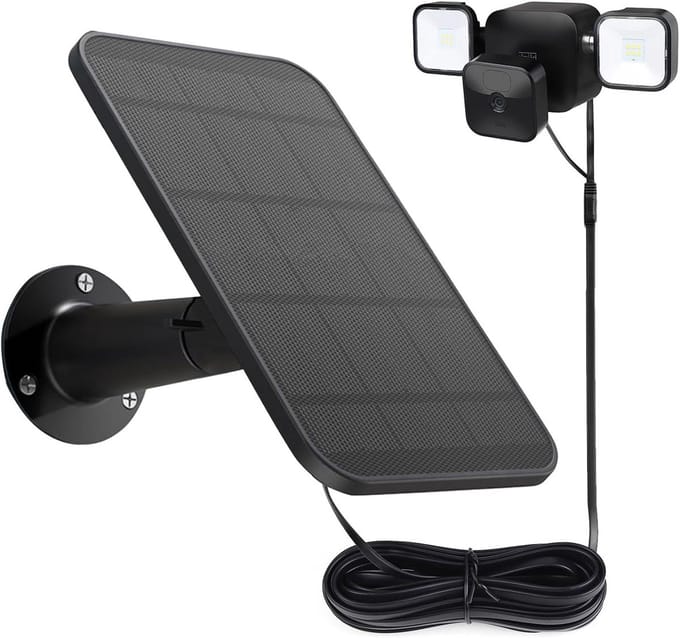 Zonnepaneel voor Draadloze Buitenbeveiligingscamera met Lange Kabel