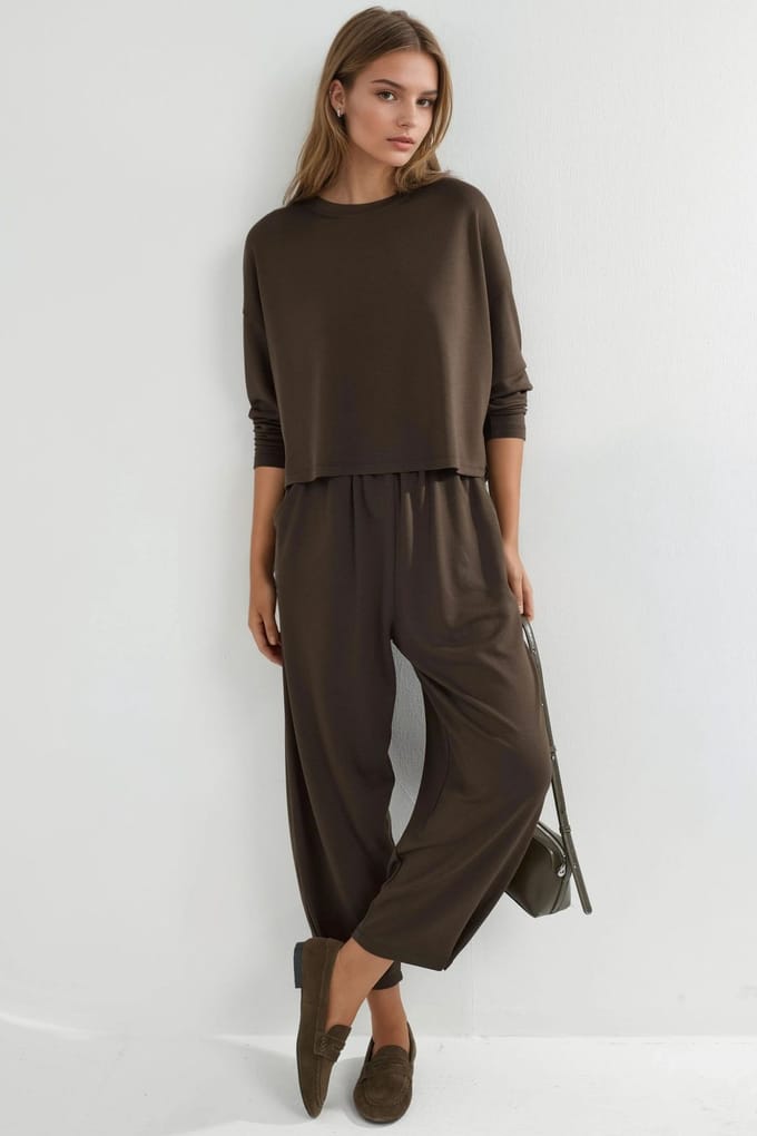 Modal Touch Blouse & Salwar Broek Set