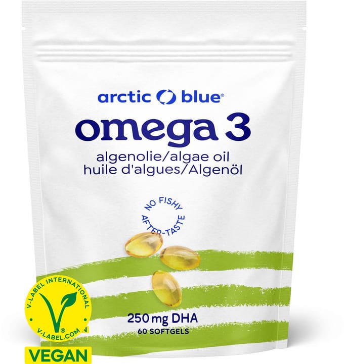 Arctic Blue - Omega 3 Algenolie - DHA - Vegan - 60 capsules