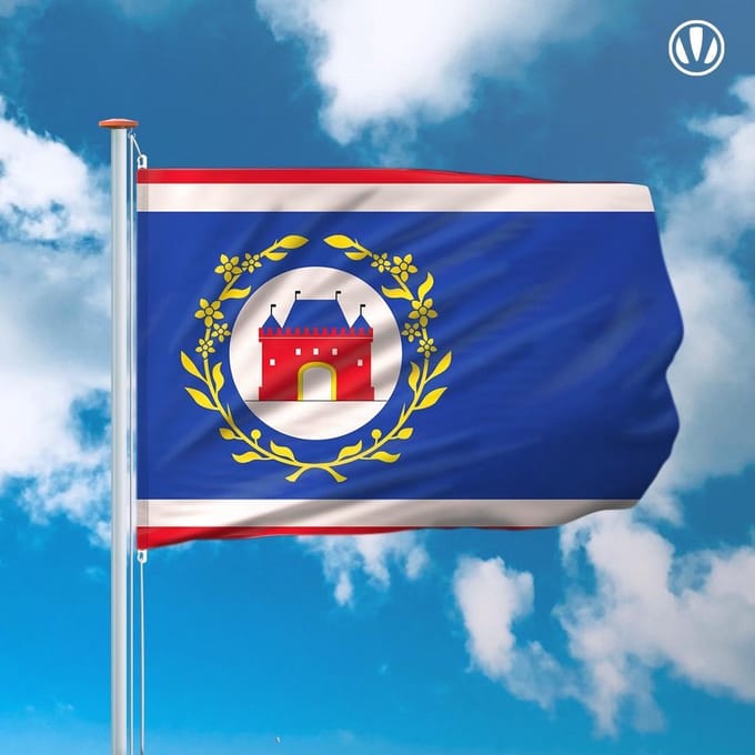 Vlag Elburg 150x225cm