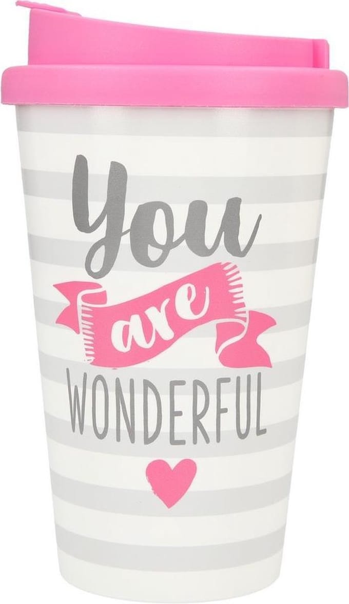 Depesche Drinkbeker To-Go You are Wonderful