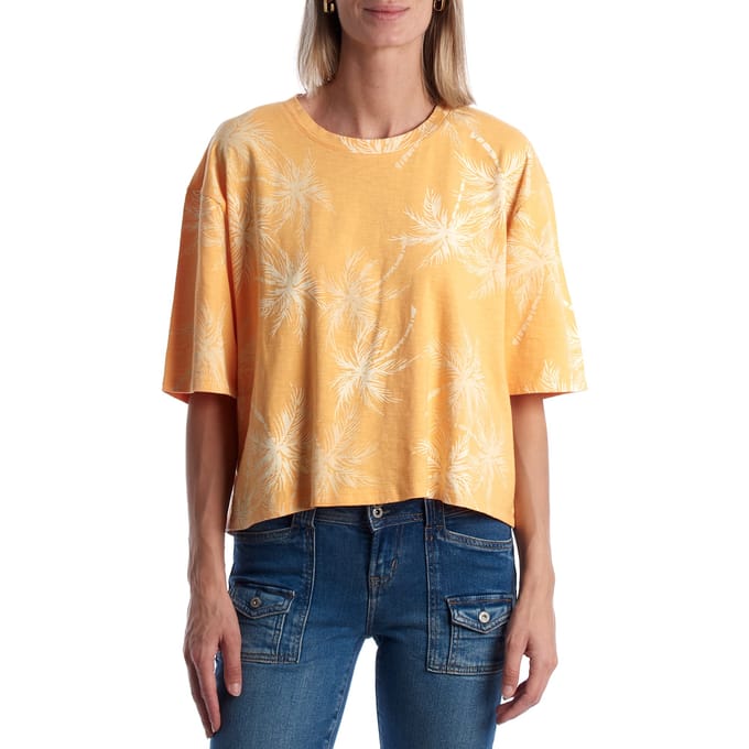 Dames oversized T-shirt met korte mouwen 866972