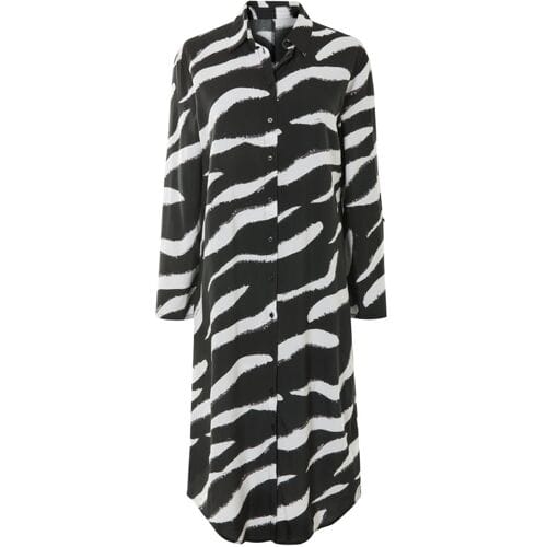 ESMARA Dames jurk (patroon/zwart/wit, 36)