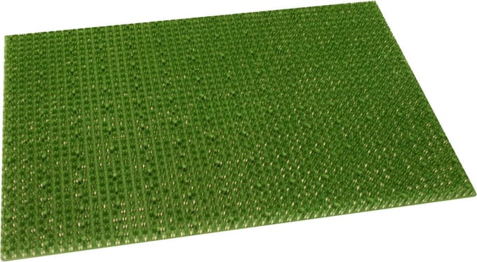 Intrada Nederland Groene deurmat - kunststof - vuilafschrapend - 40 x 60 cm