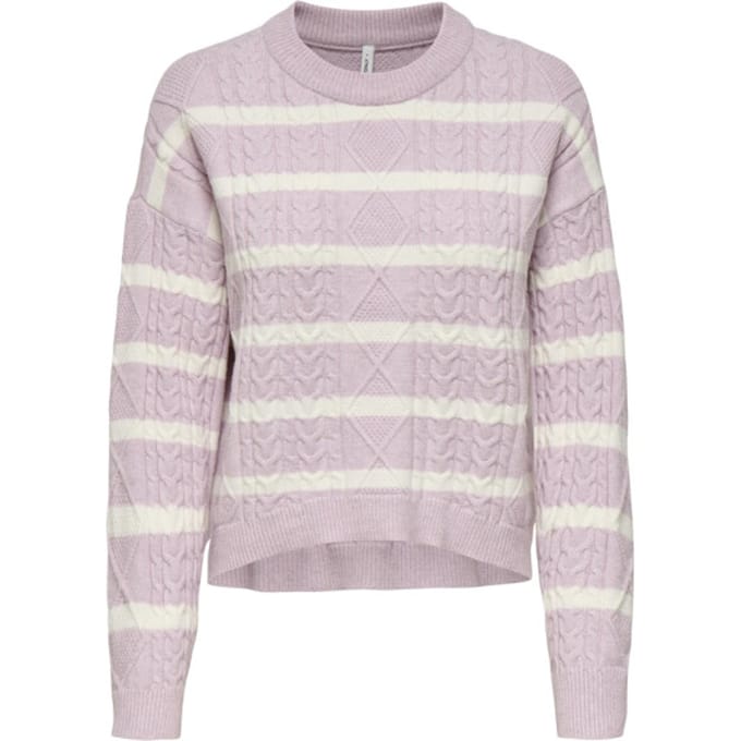 ONLY - ONLKATIA LS CABLE O-NECK PULLOVER CC KNT - Meisjes - Gebreide truien