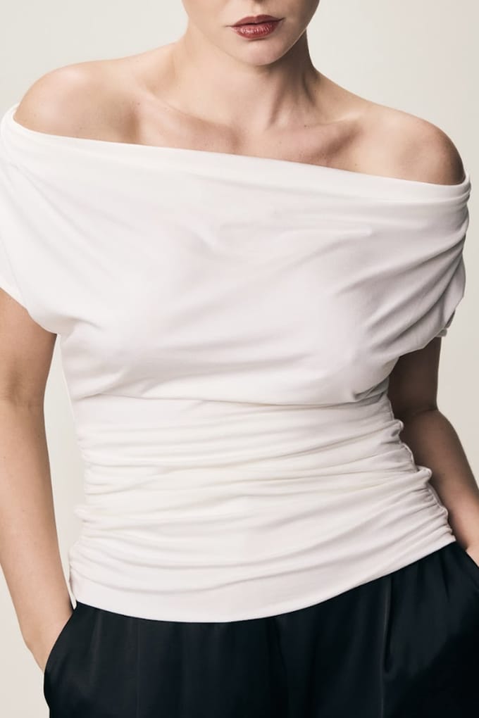 VIVEH Willow Top Coconut Milk Taglia: 48 | Magliette intime Outlet | Donna