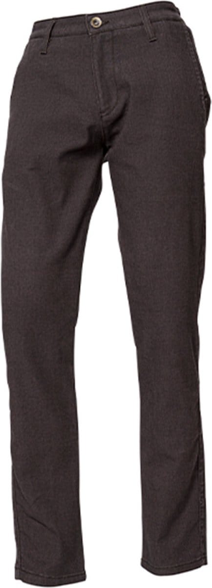 ROKKER Tweed Chino Tapered Slim Donkergrijs - Broek
