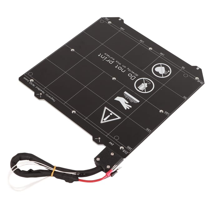Voor Prusa I3 MK3S MK2.5 Magnetische Hete Bed+Gestructureerd Laag Elastische Staalplaat voor 3D Printer black