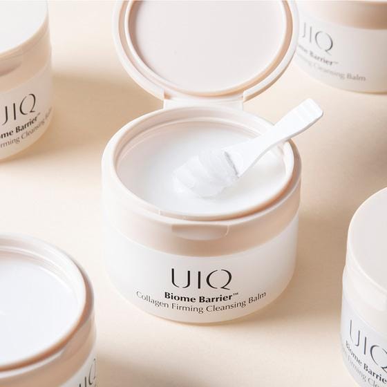 [UIQ] Baume nettoyant raffermissant au collagène Biome Barrier 100 ml white