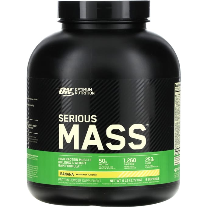 Serious Mass™, Banaan, 2,72 kg(6lb)