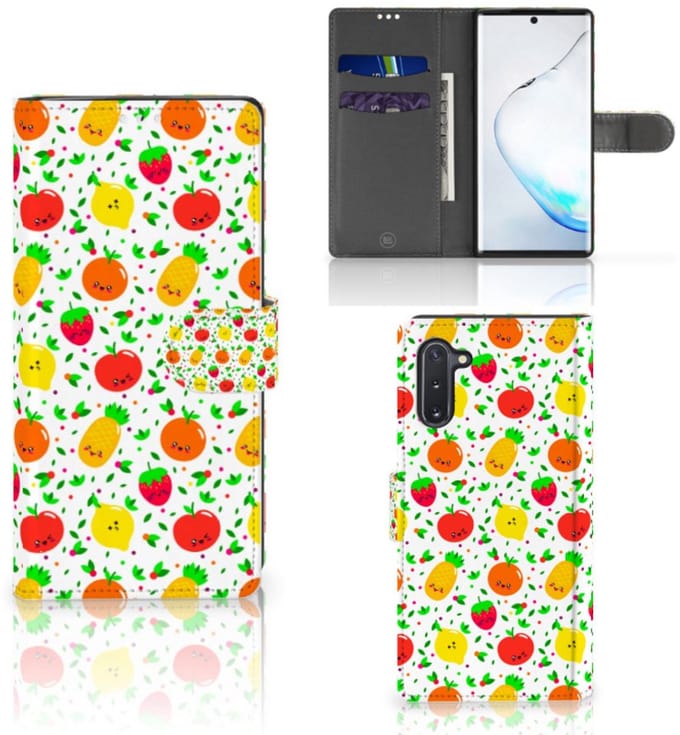Samsung Galaxy Note 10 Book Cover Fruits