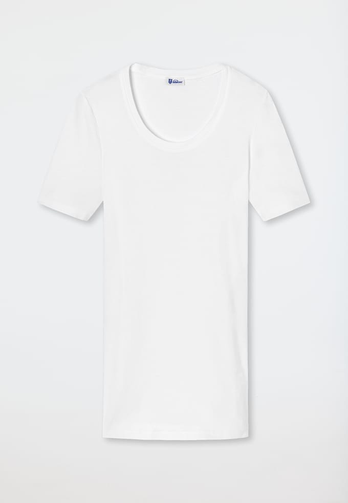 Wit shirt met korte mouwen - Revival Berta 40