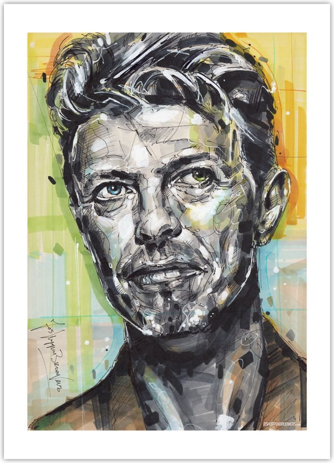 David Bowie 02 poster 50x70 cm