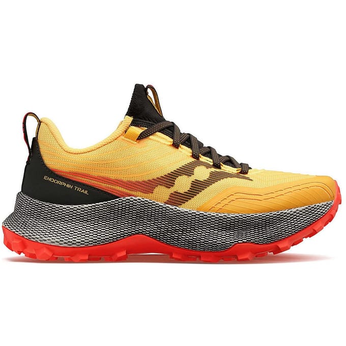 Saucony Endorphin Trail Damestrainers Geel