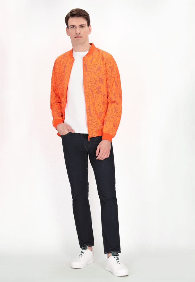 Mo Jas Heren neon oranje