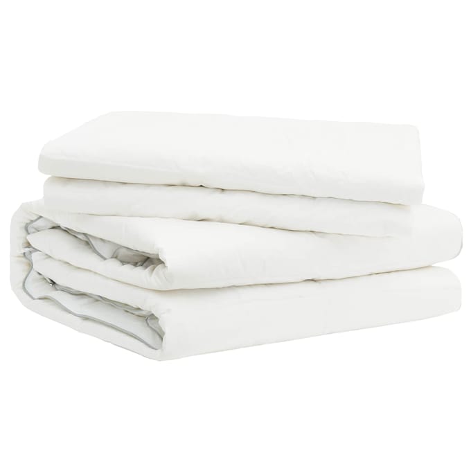 vidaXL - Dekbed - TRIER - 200x220cm - 4 - seizoenen - 140+220GSM - Wit