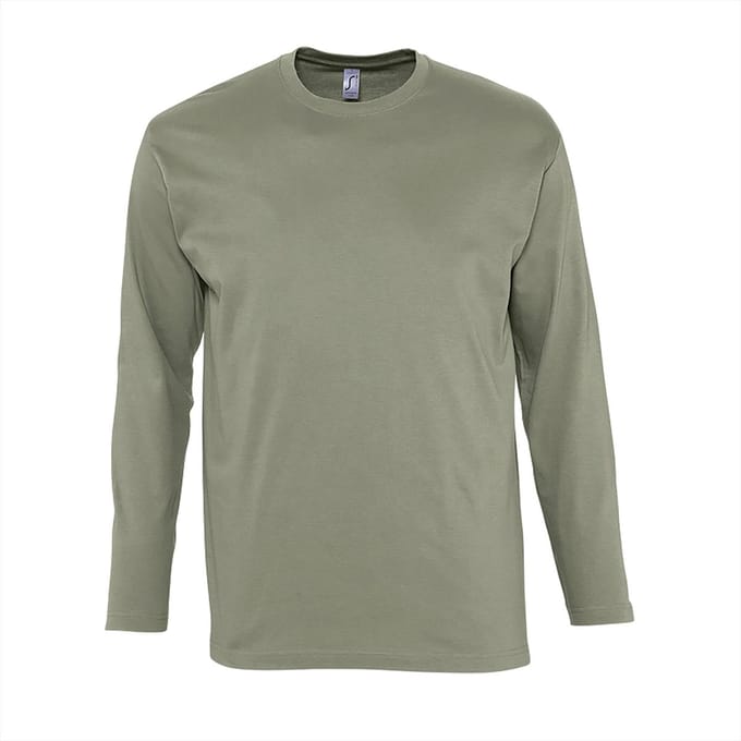 SOL'S T-Shirt Monarch Long Sleeve L241 - Khaki - M