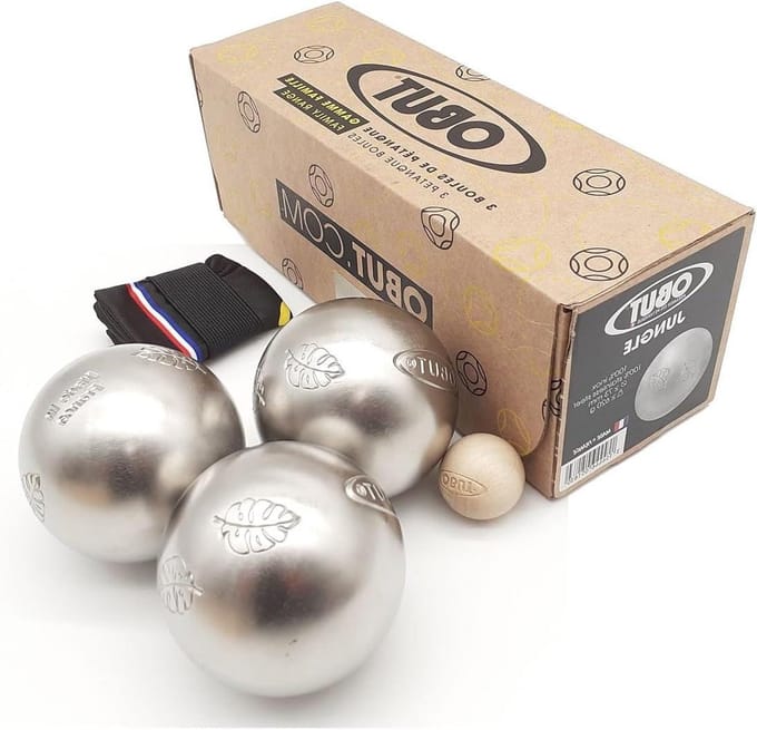 Obut - Leisure stainless steel jungle - one size - bocce balls