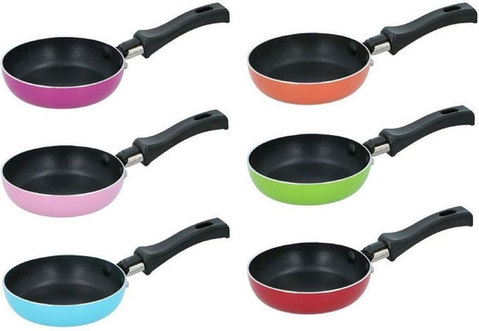 Mini Koekenpan 12 cm Assorti