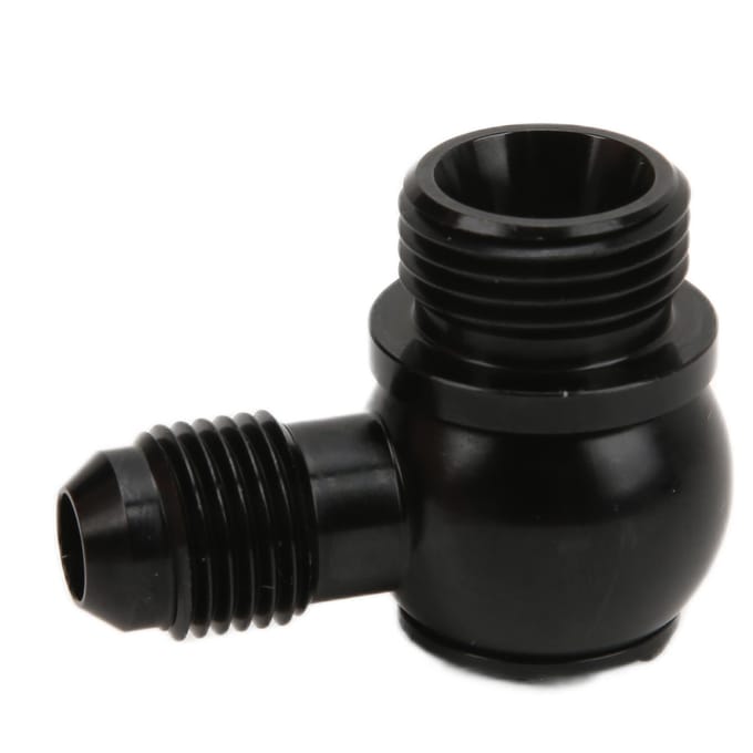 AN?6 Banjo-adapter naar ORB?8 34in UNF Banjo Bout Assemblage Aluminium Fitting voor Auto black