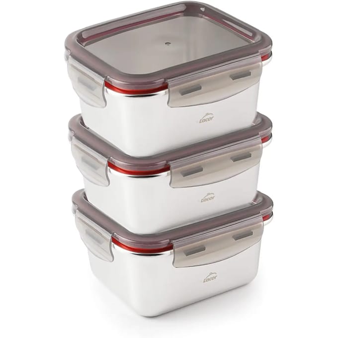 Lunchdoos Lacor Ecoinox (x3)
