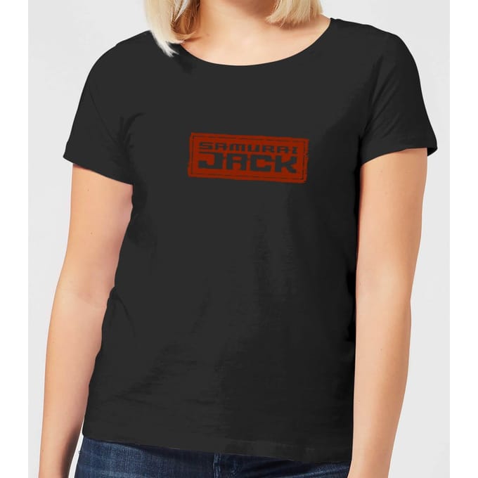 Samurai Jack Classic Logo Women's T-Shirt - Black - 3XL