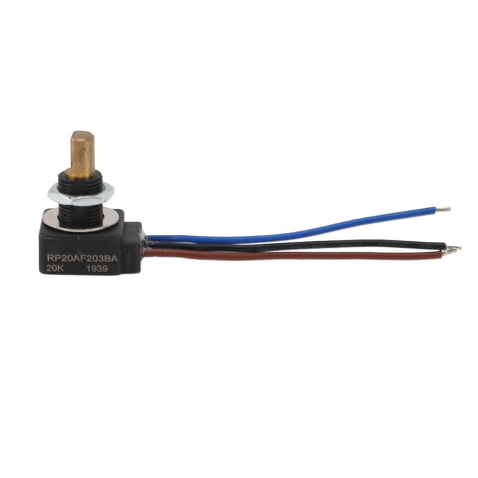 Lineaire Taper Instelbare Weerstand IP65 Waterdicht 0.25W Nominaal Vermogen 320 graden Rotatiehoek Roterend