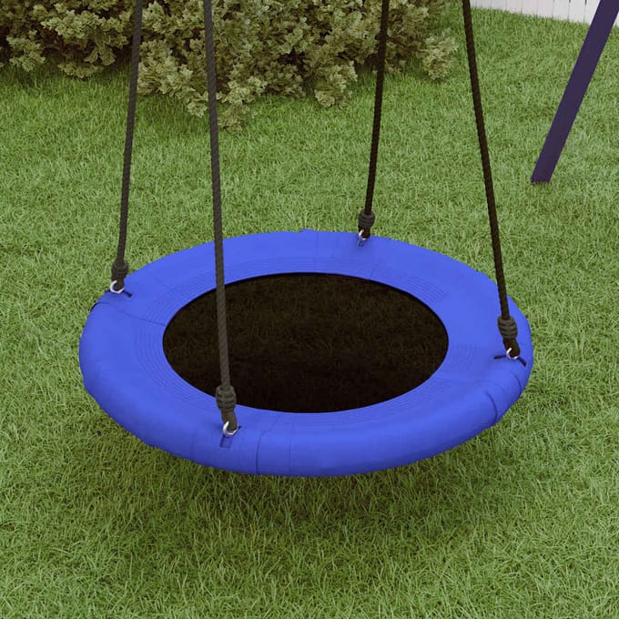 vidaXL - Nestschommel - Blauw - 100 - x - 100 - x - 180 - cm - Kunststof