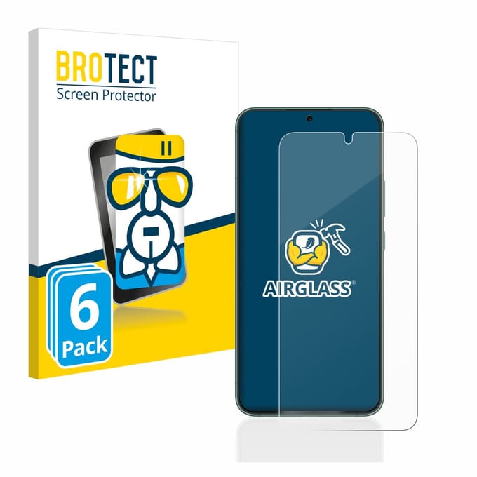 Screenprotector 6 Stuks voor Samsung Galaxy S22 Plus 5G Beschermglas transparant