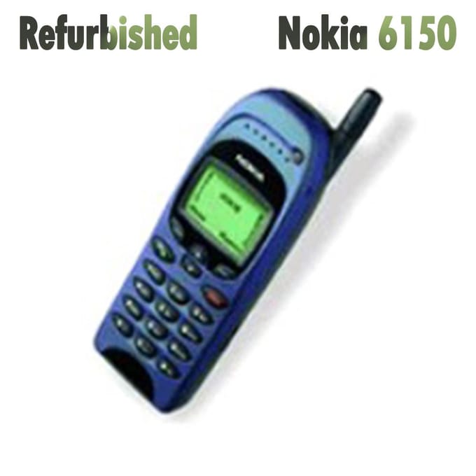 Gereviseerde Nokia Originele Nokia 6150 Mobiele Telefoon 1 Battery 1 Charger rood