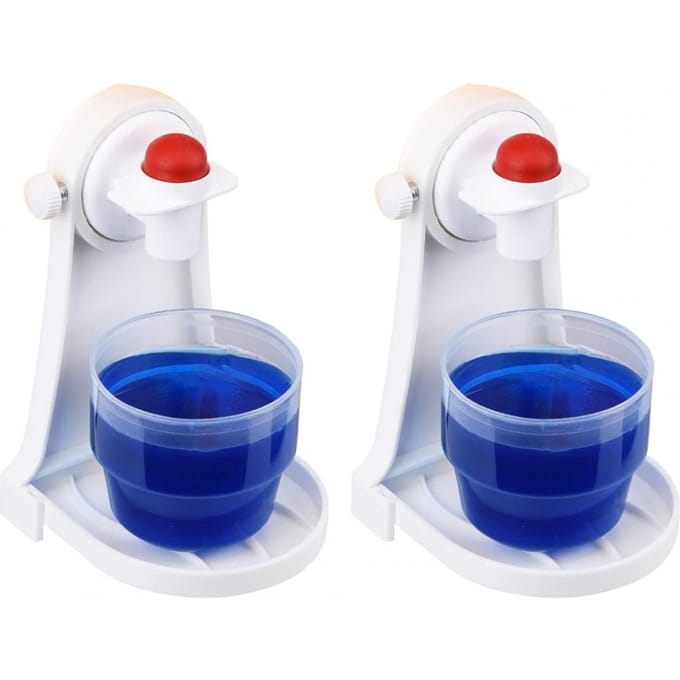 2 Stuks Wasmiddelbekerhouder Anti-druppel Bekerhouder Universele Wasmiddel Druppelvanger Wasmiddeldispenser
