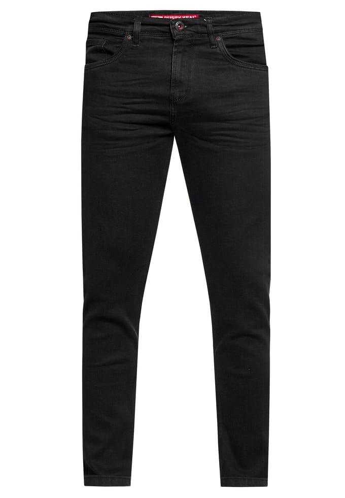 Jeansbroek "MELVIN" slim fit katoen stretch
