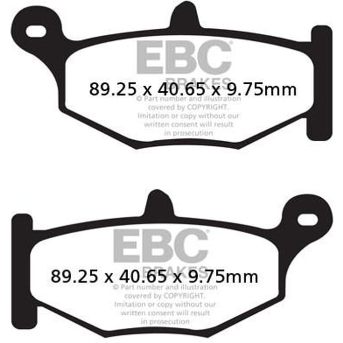 Ebc Fa-hh Series Fa419hh Gesinterde Remblokken Zwart