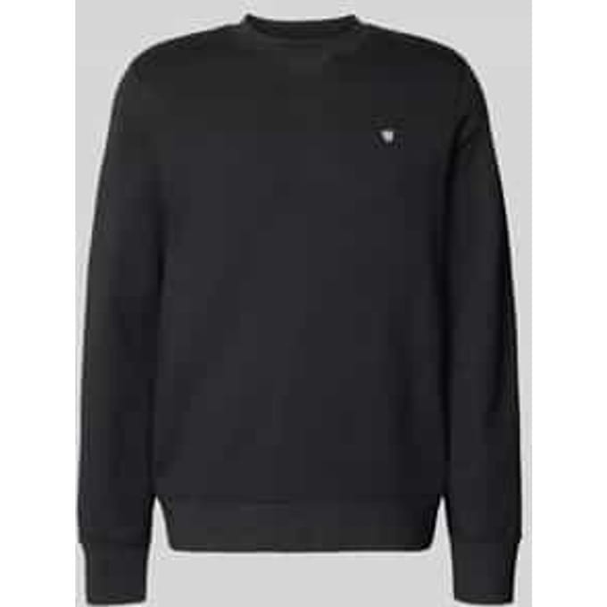 Sweatshirt met labelstitching, model 'Tye'