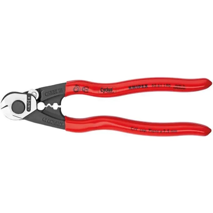 Knipex Kabelkniptang Staal/kunststof Rood/zwart