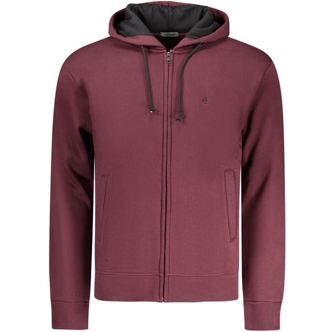 Coveri Moving Rode Katoenen Heren Hoodie