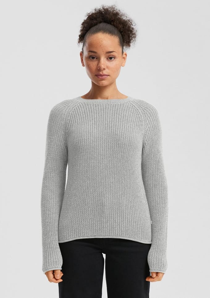 Gemêleerde raglanmouwenpull voor dames QS
