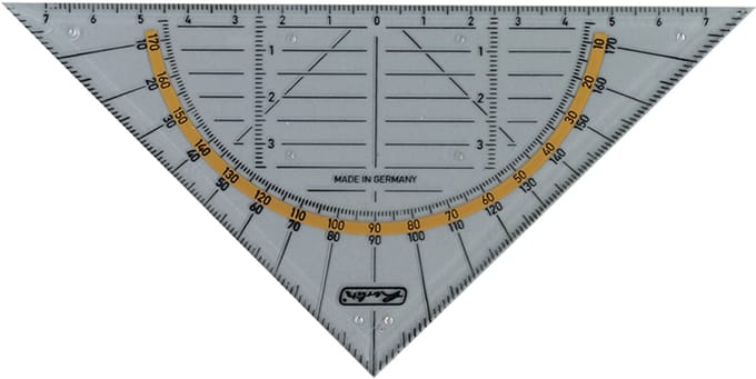 Herlitz Geometriedreieck klein kunsstof