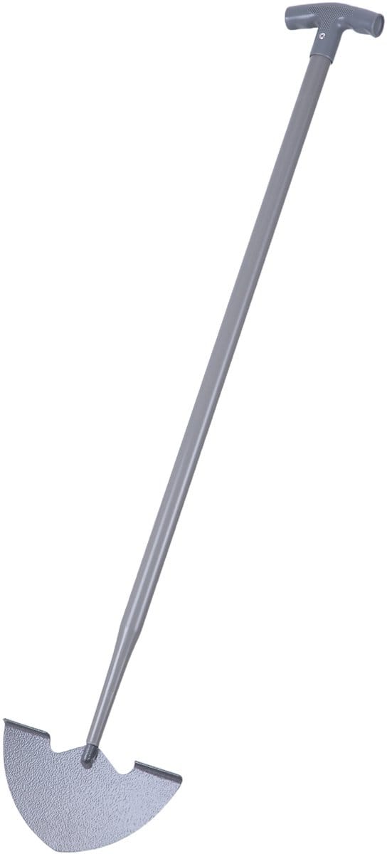 Graskantensnijder - zilver - 22x99,5x3 cm - met handgreep
